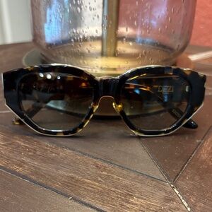 DEZI Black and Tortoise Sunglasses